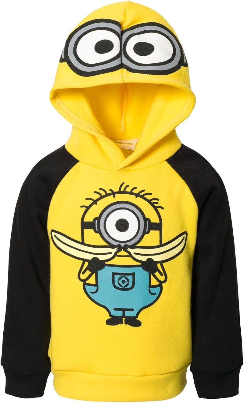 Despicable Me Minions Fleece Pullover Hoodie Toddler to Big Kid - Image 1